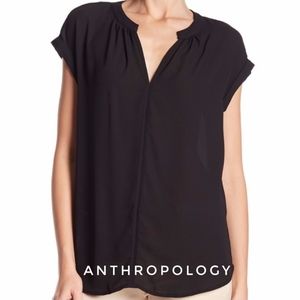 ANTHROPOLG Pleione Black Top (Small)